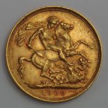 Australian Gold Sovereign 1909 Melbourne