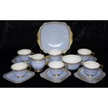 Twenty one piece Royal Doulton teaset