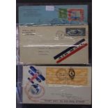 Three USA Airmail/First Day covers