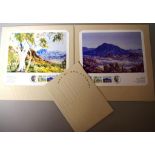 Albert Namatjira first day stamp prints & stamps