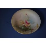 Victorian hand painted Royal Worcester comport