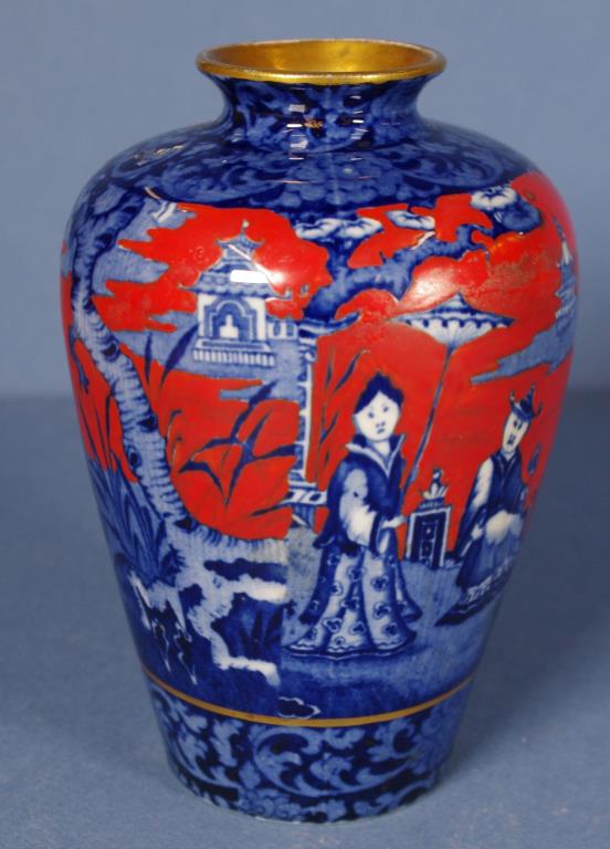 Early rare Shelley "Servia" porcelain vase - Image 4 of 6
