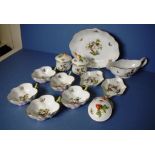 Eleven piece part Herend tea set