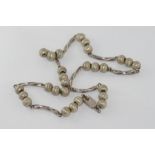 Mexican Taxco silver necklace