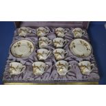 Set of 12 Bernardaud Limoges coffee cups & saucers