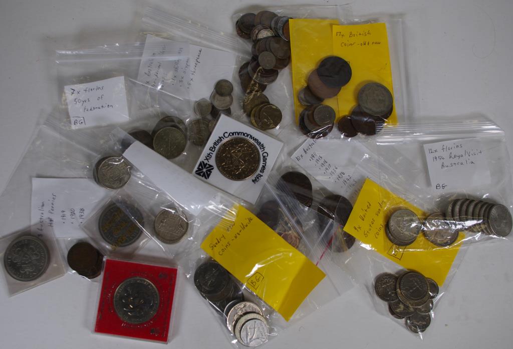 Quantity of Australian & world coins - Image 2 of 4