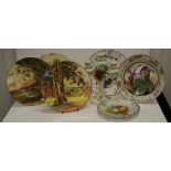 Four Royal Doulton cabinet plates