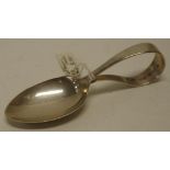 Edward VIII sterling silver child's feeding spoon