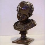 Bronze bust of an Italian child