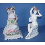 Two various Hungarian ceramic figures