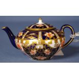 Early Royal Crown Derby miniature teapot