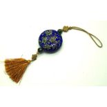 Good Chinese floral enamel toggle