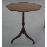 George III oak wine / lamp table