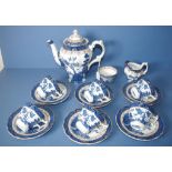 Fifteen piece Booths coffee set