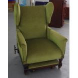Wingback invalid's chair