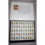 One sheet of American mint commemorative stamps