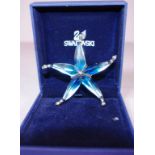 Swarovski crystal blue starfish
