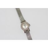 Favre-Leuba 18ct white gold & diamond watch