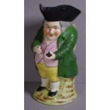 Antique English ceramic toby jug