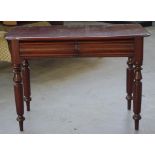 Victorian 2 drawer side table