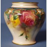 Early Royal Worcester Hadley posy vase