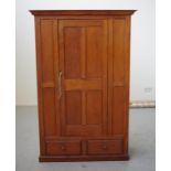 Vintage timber wardrobe