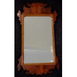 George III walnut mirror