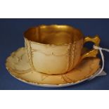 Antique Royal Worcester cup & saucer