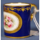 Victorian Coalport miniature mug