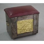 Brass fireside box