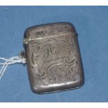 Edwardian sterling silver vesta