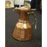 Vintage copper water jug