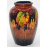 Large William Moorcroft flambe vase