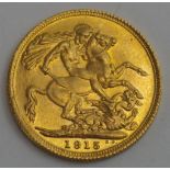 Great Britain Gold Sovereign 1915