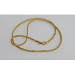 Good 18ct yellow gold necklace