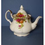 Royal Albert Old Country Roses teapot