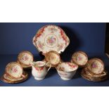 Twenty piece Shelley "Sheraton" tea set