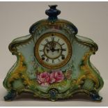 Royal Bonn German porcelain mantle clock
