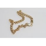 9ct yellow gold bracelet