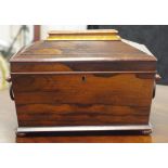 Regency Brazilian rosewood tea caddy