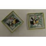 Pair Hermes pin dishes