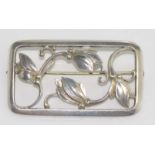 Georg Jensen floral brooch number 295