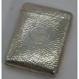 Sterling silver cigarette case