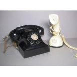 Two various early telephones