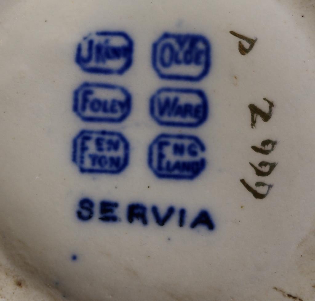 Early rare Shelley "Servia" porcelain vase - Image 6 of 6