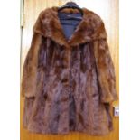 Cornelius 3/4 length Marmot coat