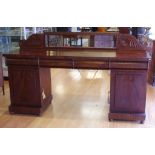 Mid 19th century cedar & mahogany sideboard