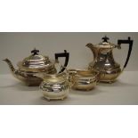 Four piece sterling silver tea & coffee set