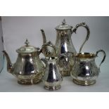 Victorian sterling silver 4 piece tea/coffee set