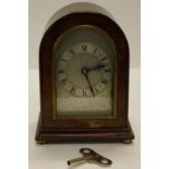 Vintage walnut table clock
